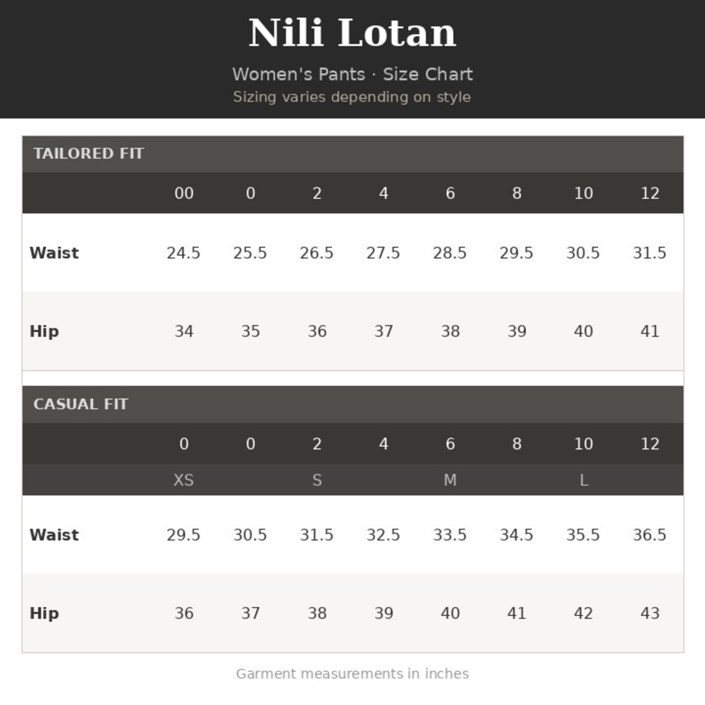 NEW NILI LOTAN christophe pants in black - Picture 2 of 3